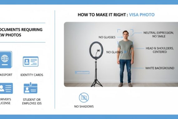 Which documents require a new photo and how to make it right