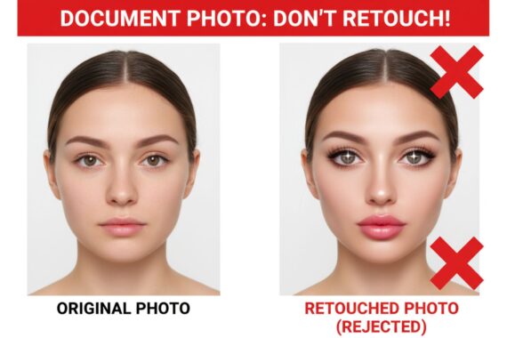 Why retouching can ruin a document photo