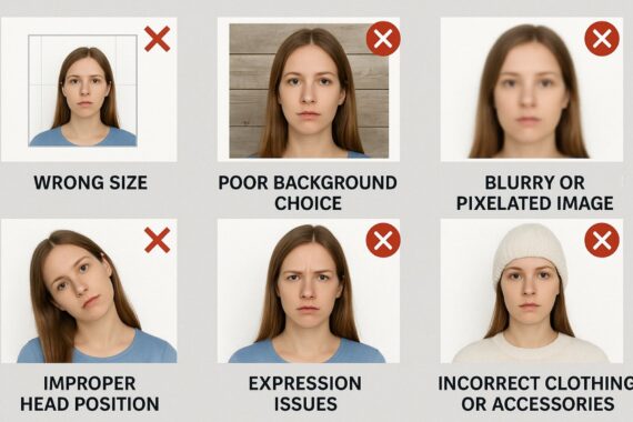 Visa photo in the U.S. what most often causes rejection